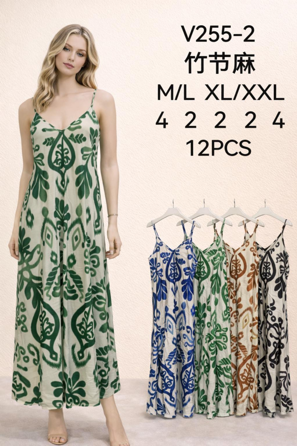 Sukienki damskie Roz M-2XL, Mix Kolor .Paczka 12 szt